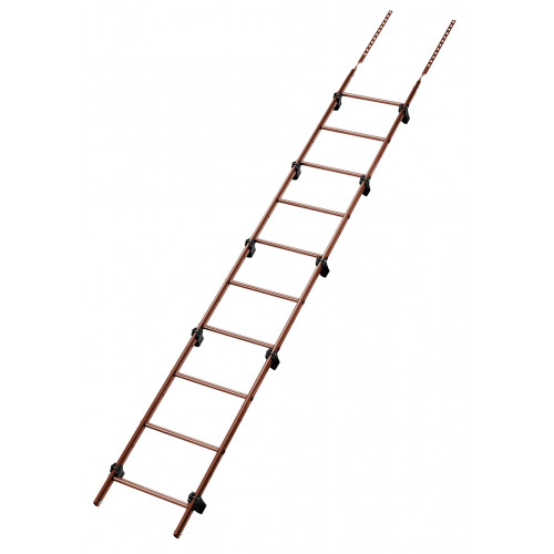 Лестница кровельная Grand Line RAL 8004 2,76м